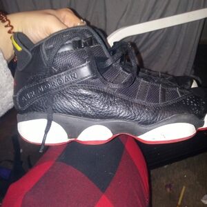 Jordan Kids Sneakers Black and Red